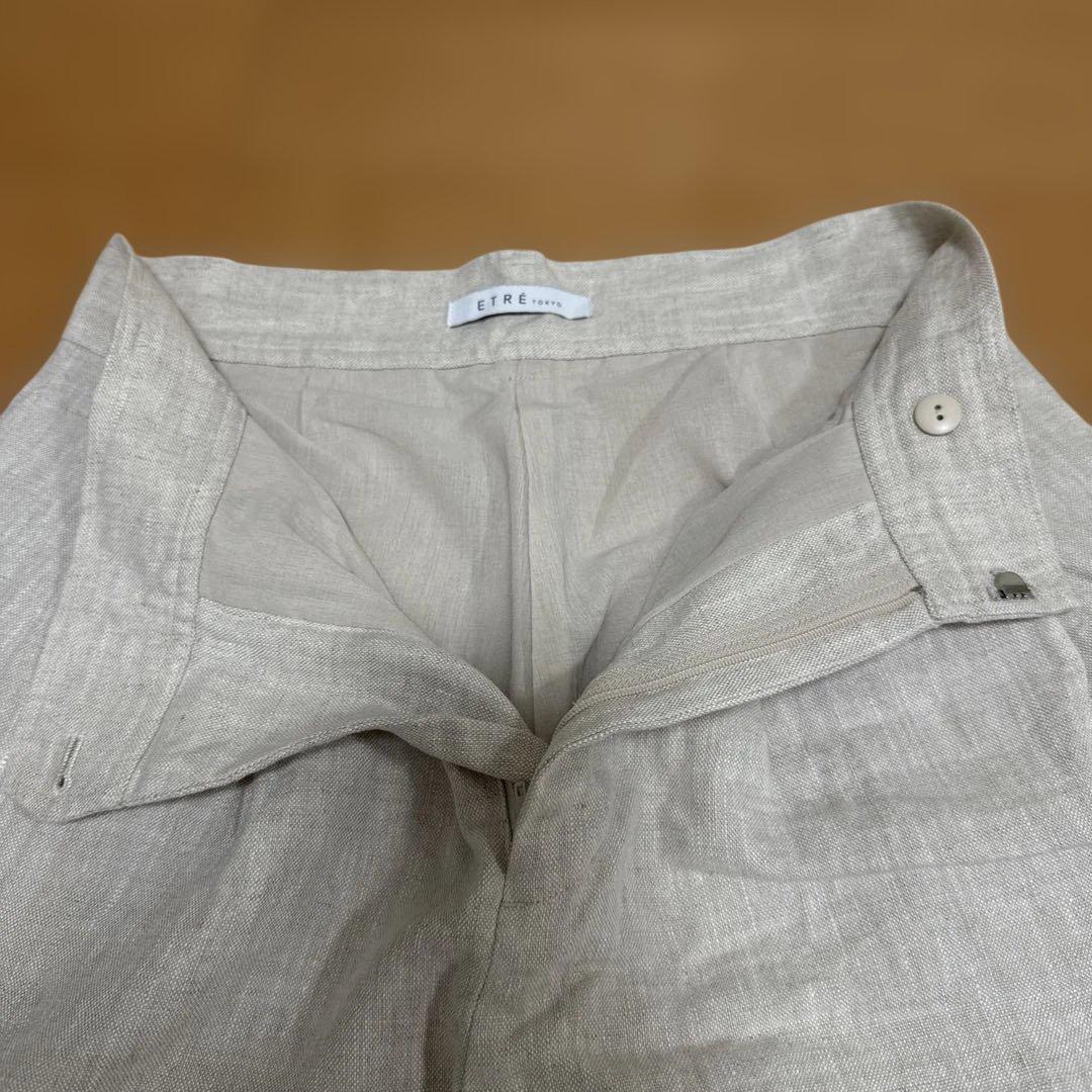 大人気完売品　etretokyo リネン　テーパードパンツ