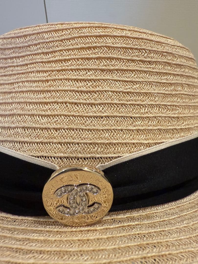 シャネル大人気麦わら帽子Mサイズ