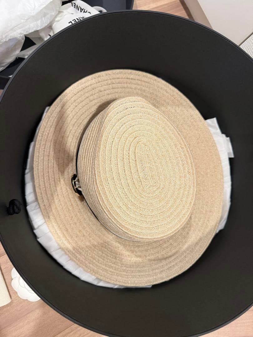 シャネル大人気麦わら帽子Mサイズ