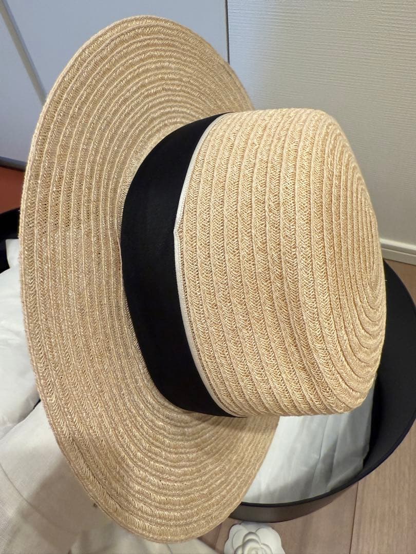 シャネル大人気麦わら帽子Mサイズ