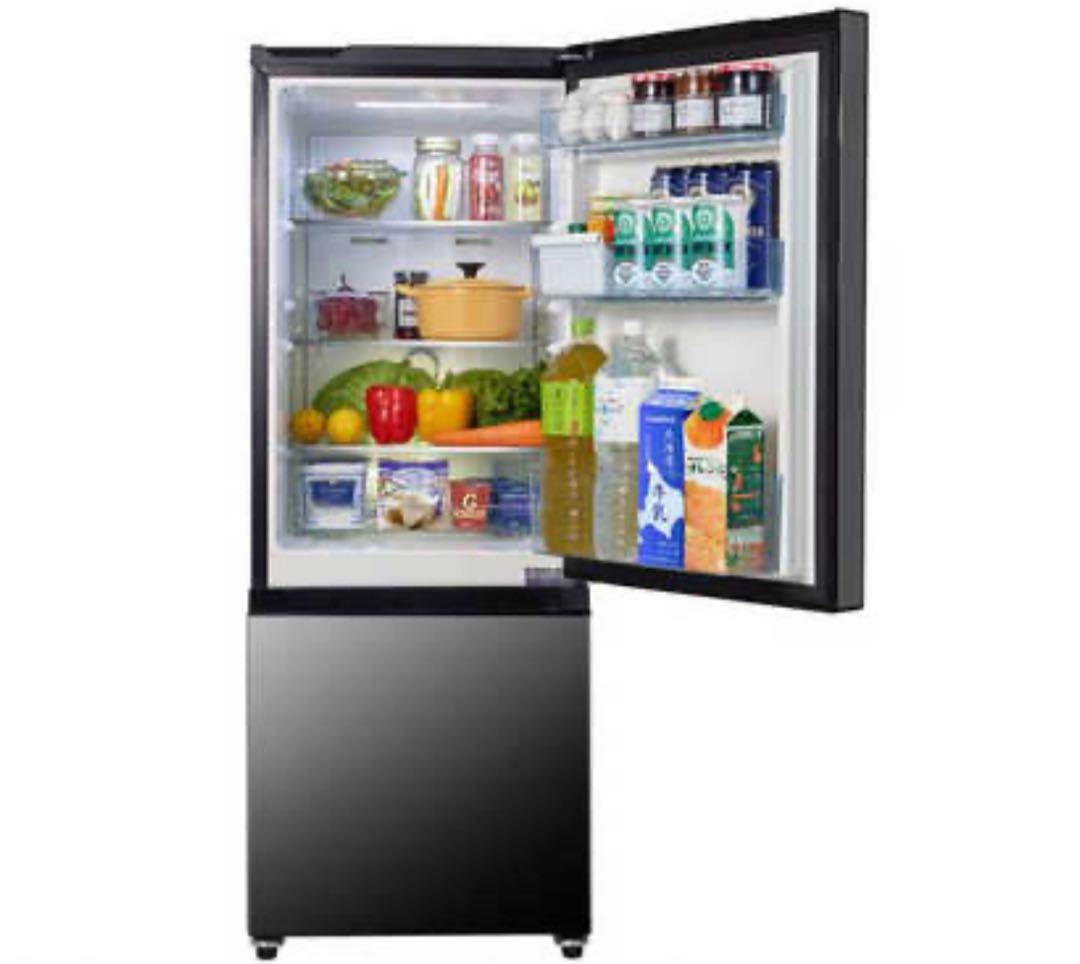 スタイリッシュ★Hisense冷蔵庫★ミラーブラック★