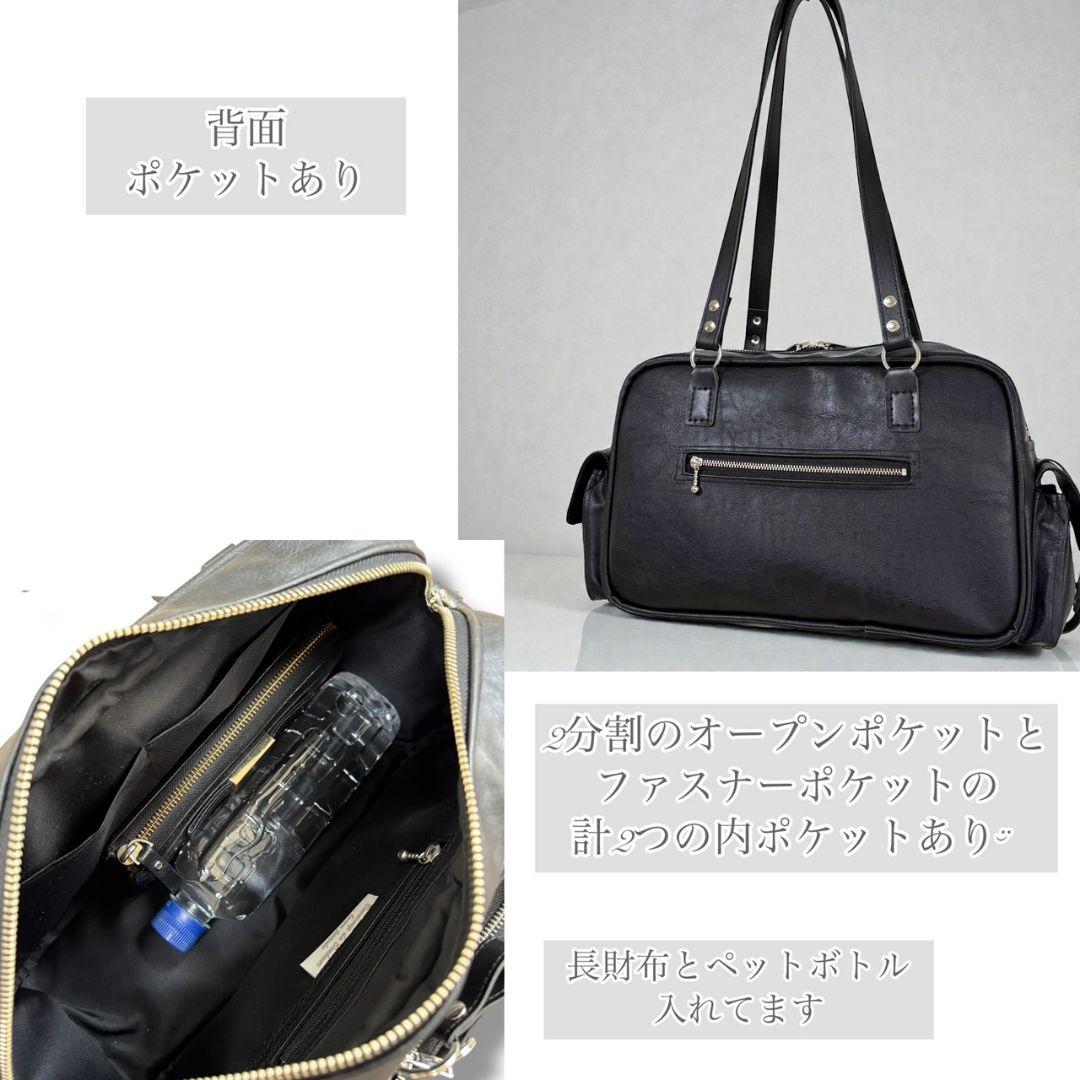 Wallet Pocket bag／black leather