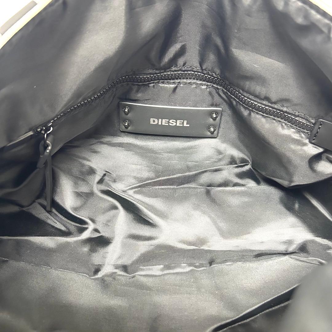 美品✨DIESEL ディーゼル　ロゴ 2way ボストンバッグ　 ドラムバッグ