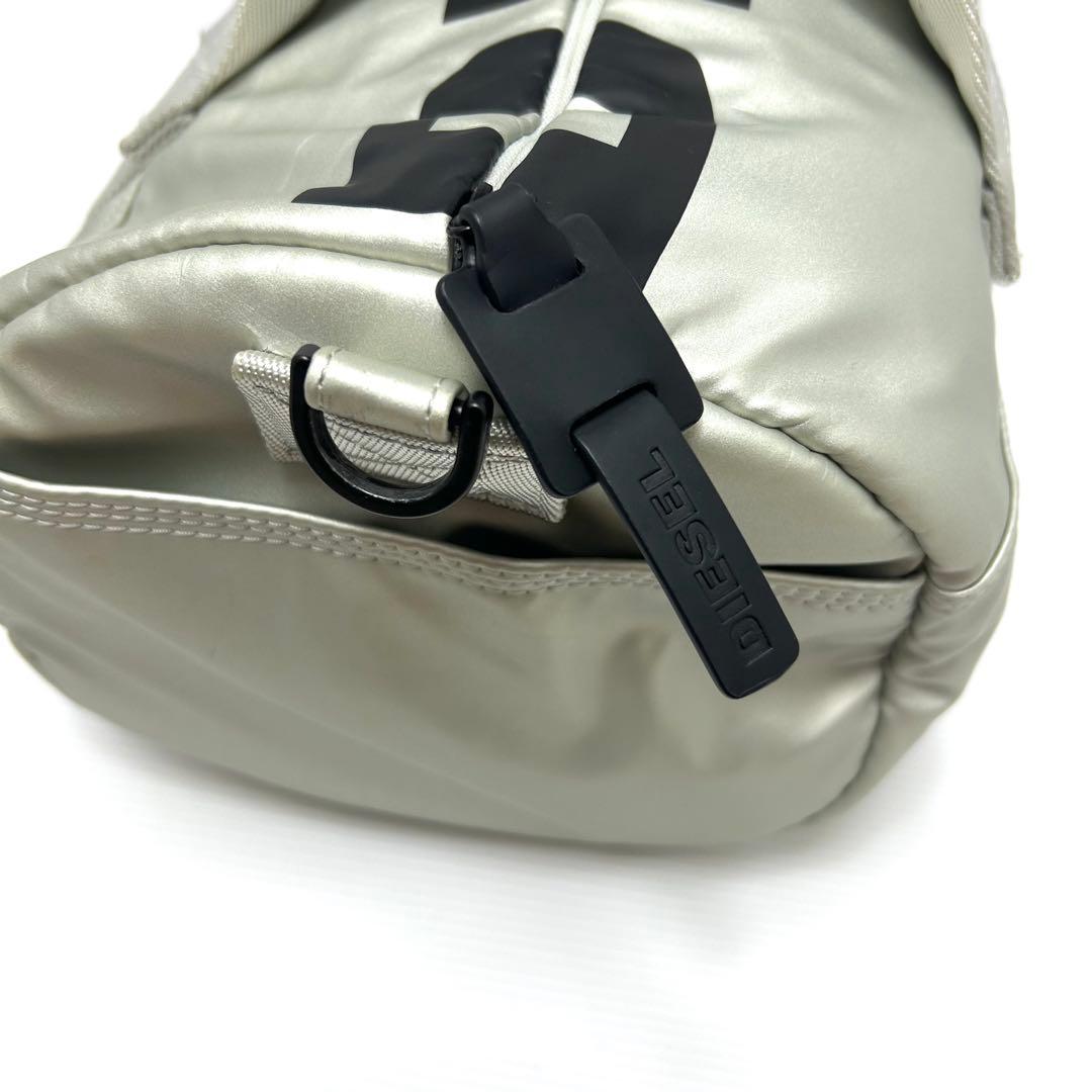 美品✨DIESEL ディーゼル　ロゴ 2way ボストンバッグ　 ドラムバッグ