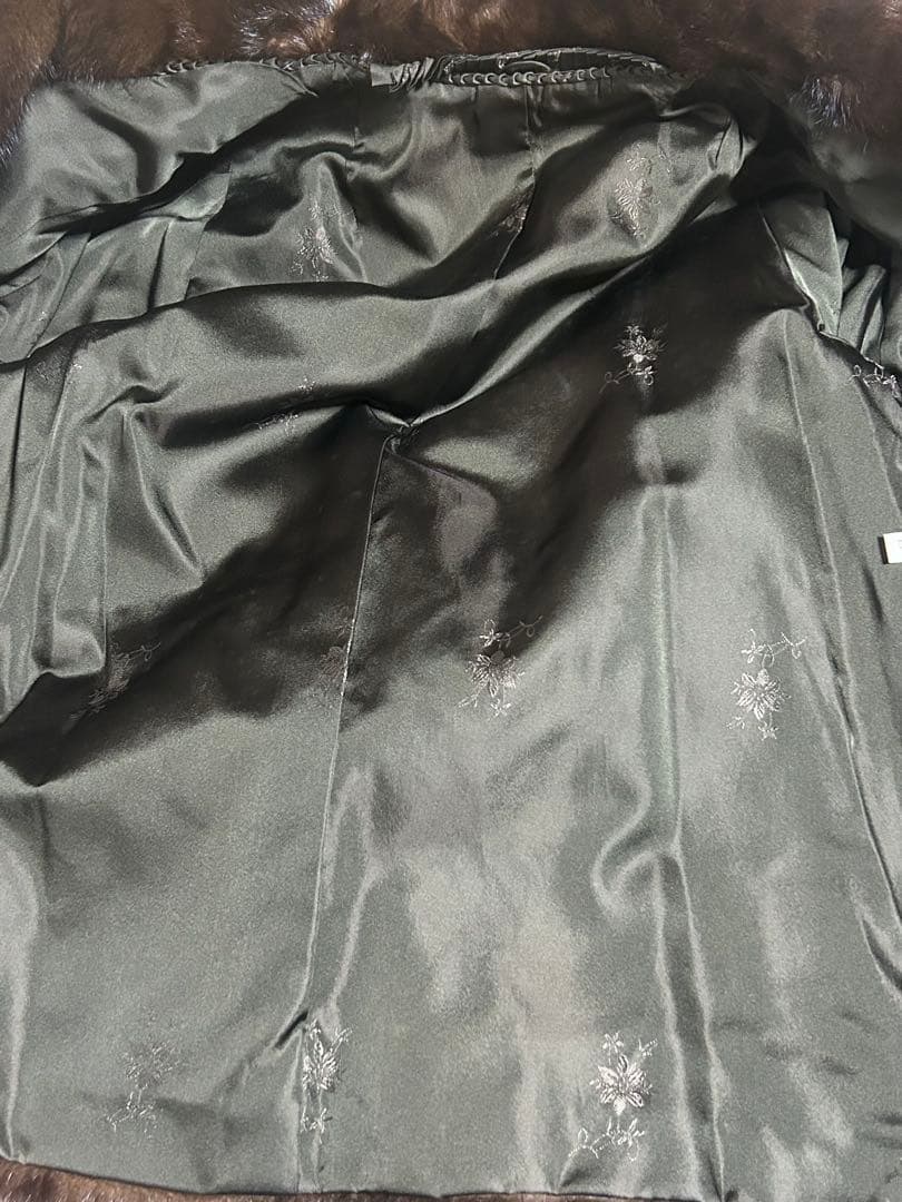 SAGA MINK サガミンク ファーコート 毛皮 ブラウン サイズ13