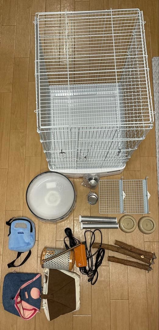 モモンガ　ケージと付属品セット