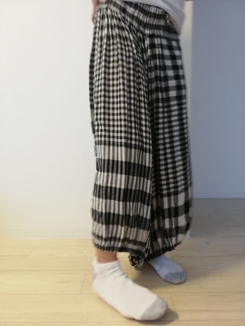 Y's YOHJI YAMAMOTO 2005SS チェックサルエルパンツ