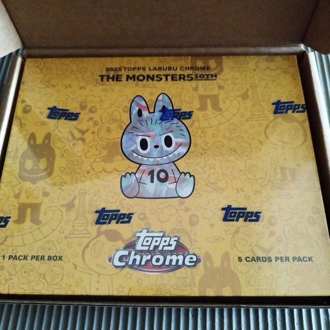 ラブブ トレカ topps labubu ボックス カード popmart 3箱