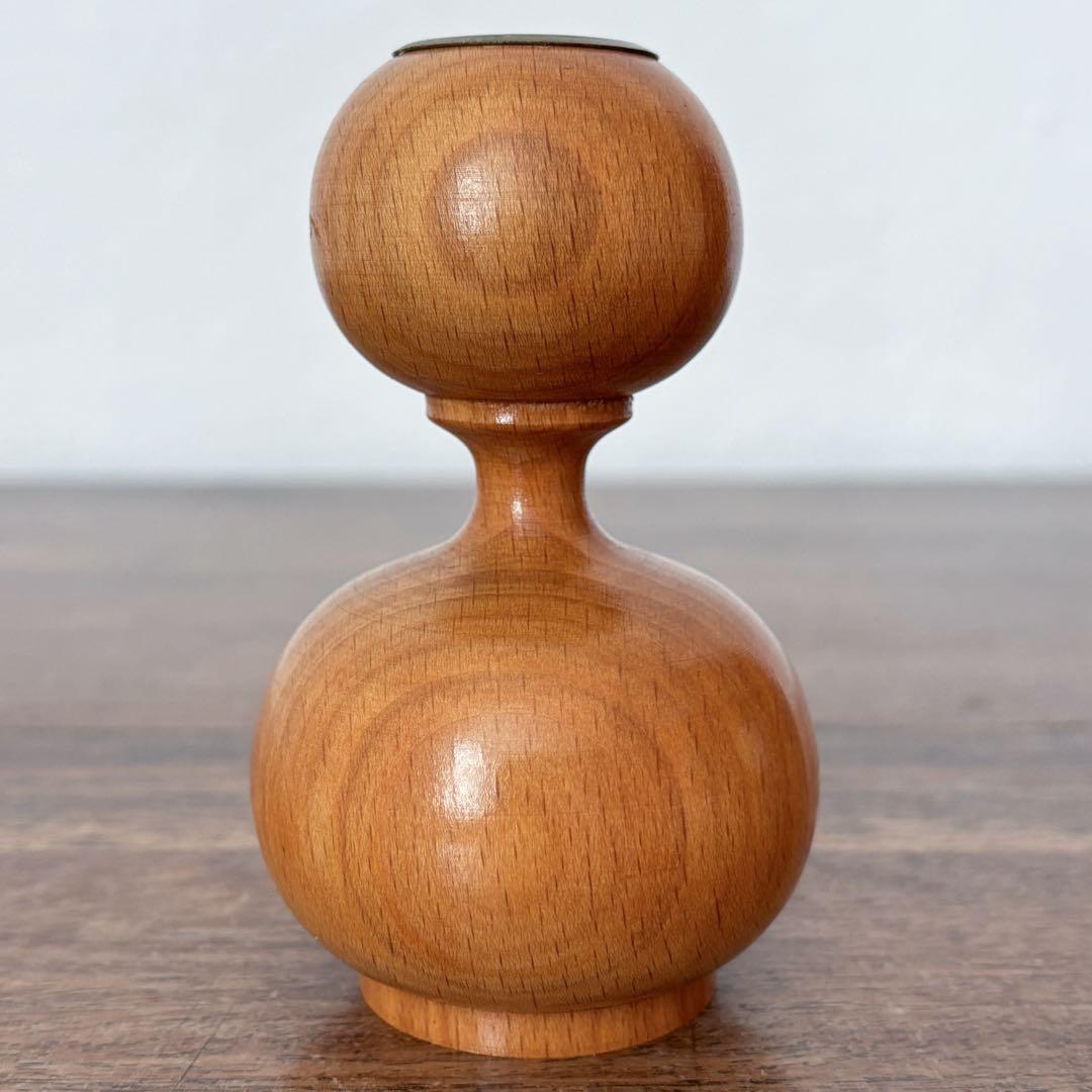 けれたろさまおまとめ同梱【東ドイツ 木製のキャンドルスタンド2つ】ヴィンテージ