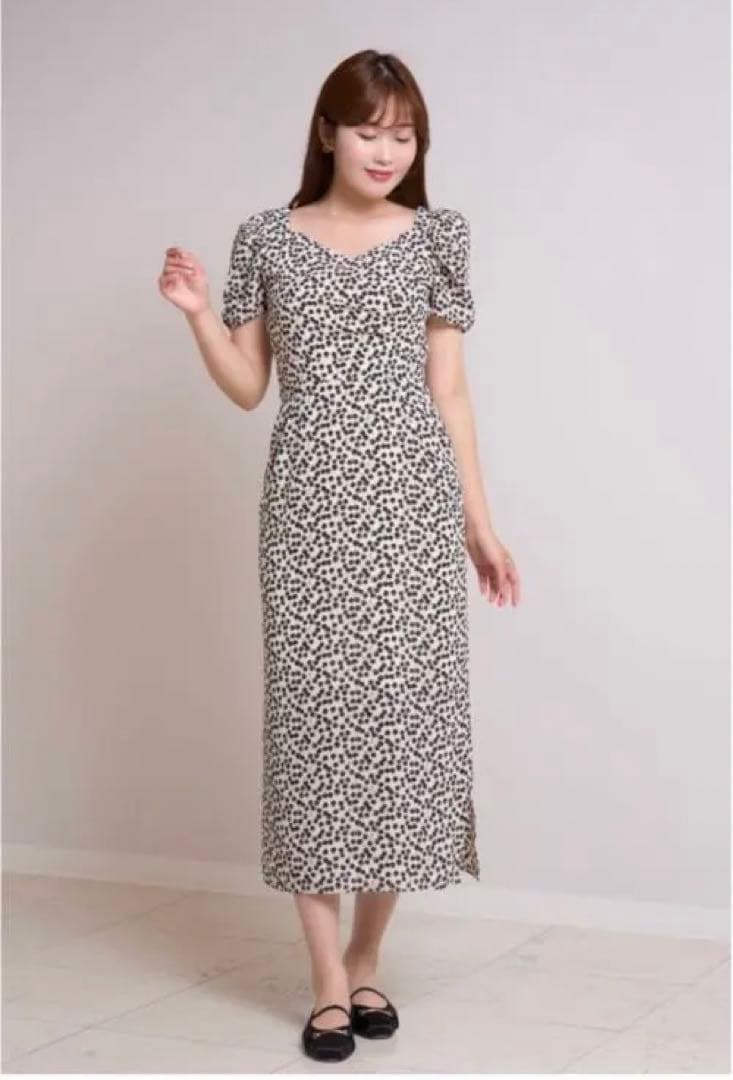 ワンピース Cherry Pattern Cache-Coeur One-Piece S