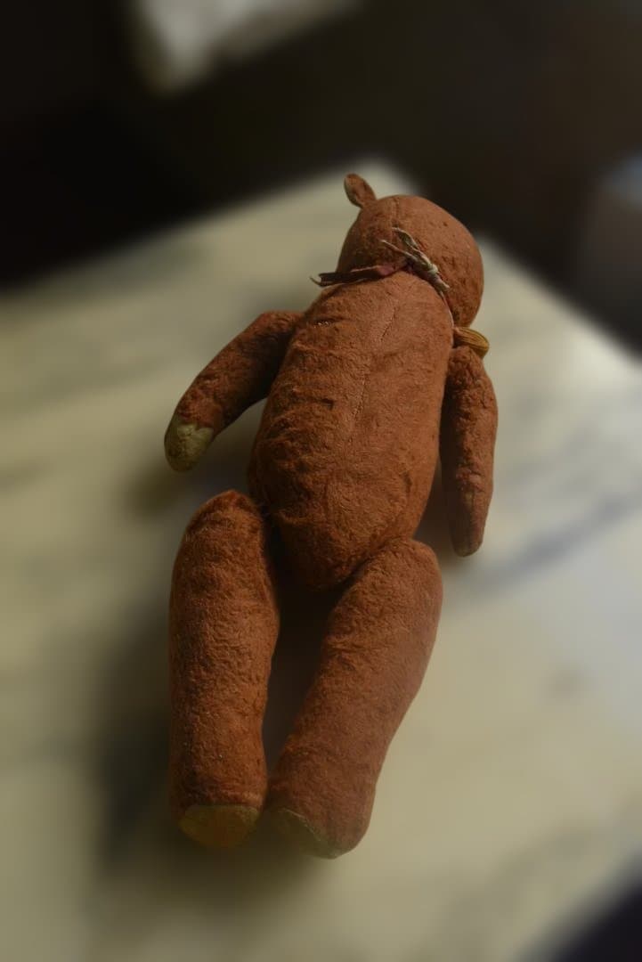 フランスアンティーク　とぼけた可愛いテディベア　熊ぬいぐるみ