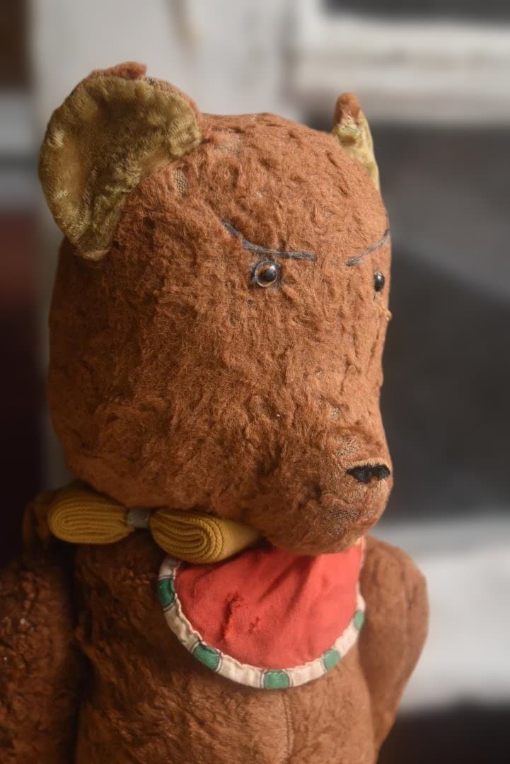 フランスアンティーク　とぼけた可愛いテディベア　熊ぬいぐるみ