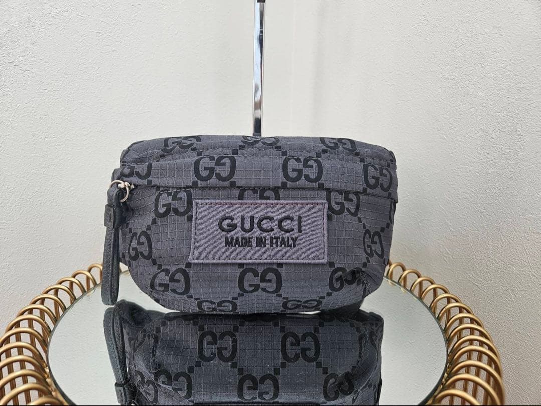 【未使用保管品】GUCCI グッチ GG柄 ラージ ベルト ボディバッグ24SS