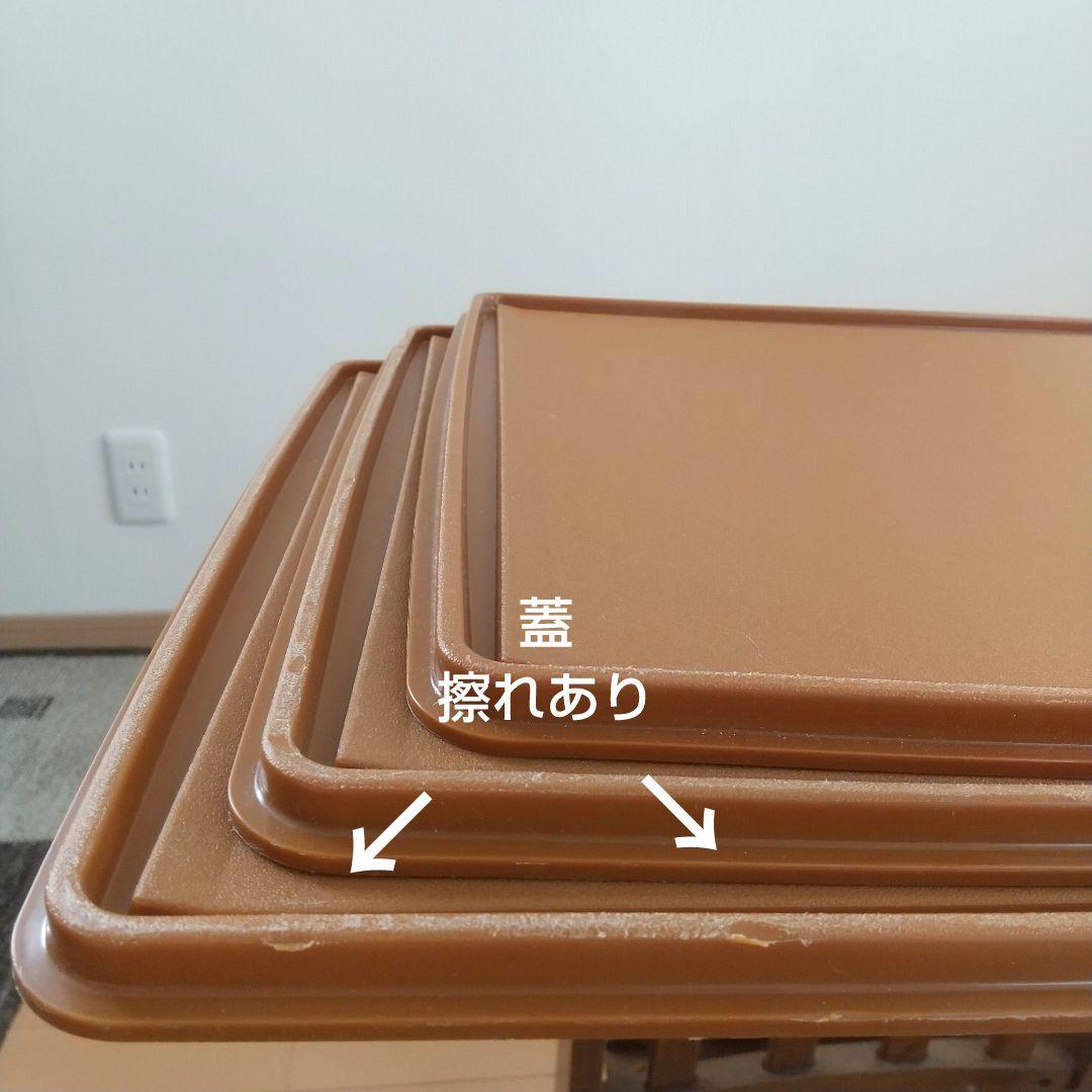 タッパーウェア ロングスーパーケース 大型衣装ケース３個セット(深型2 薄型1)