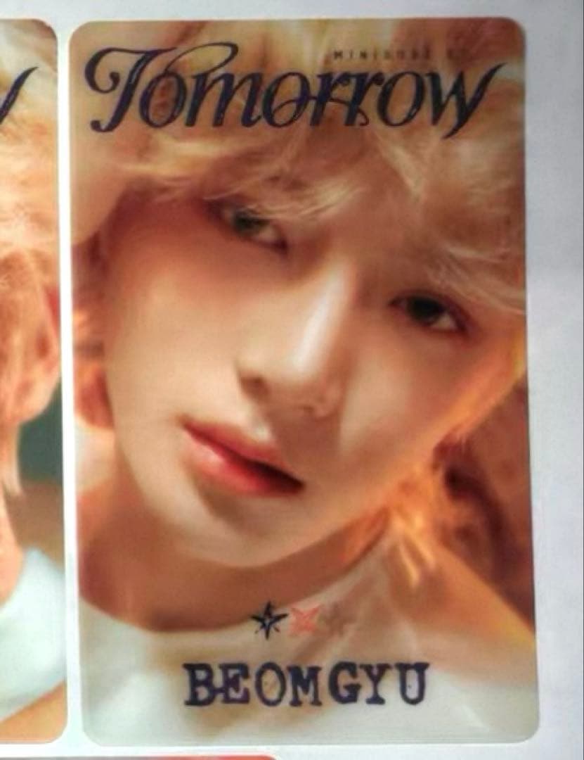 TXT ボムギュ mini6 kpopmerch shopee タイ 透明トレカ