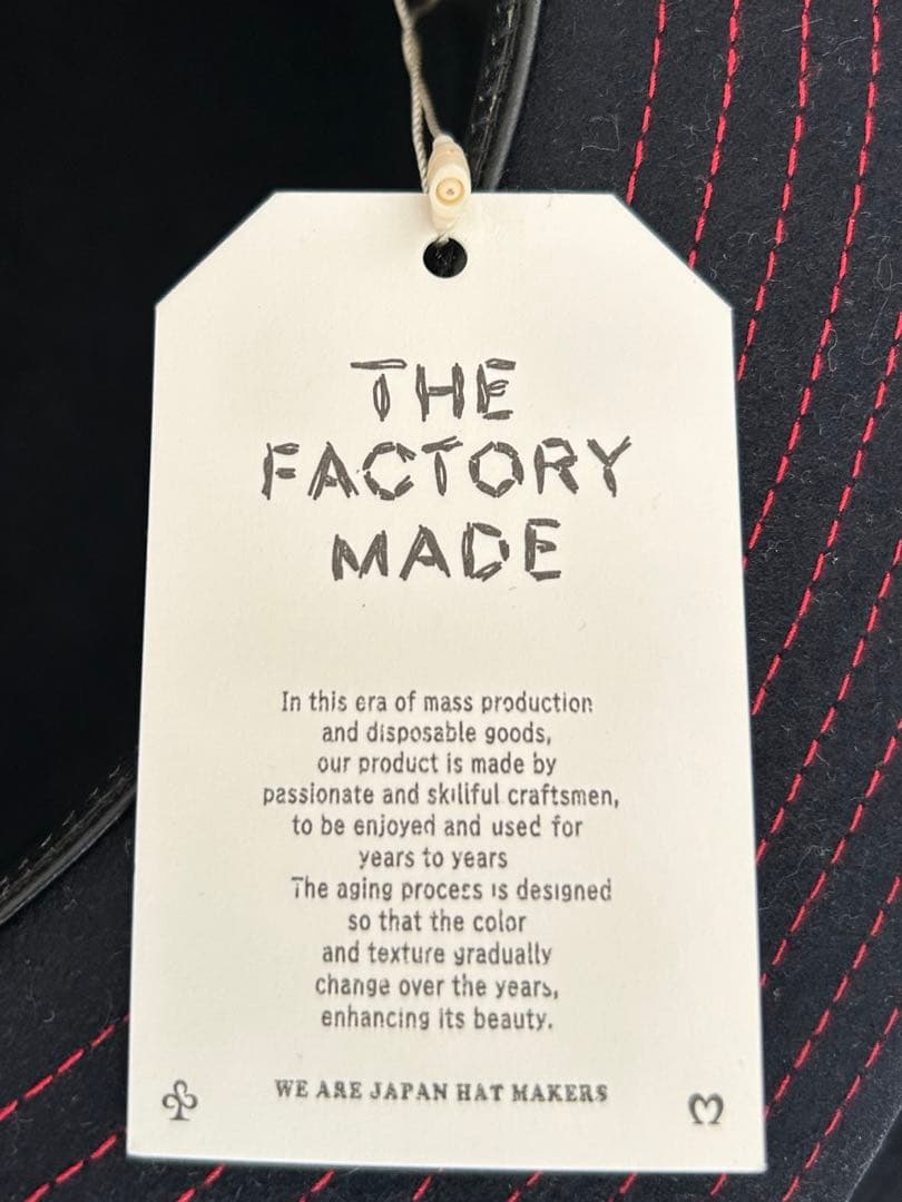 HEADS×THE FACTORY MADE BRIM STITCH HAT