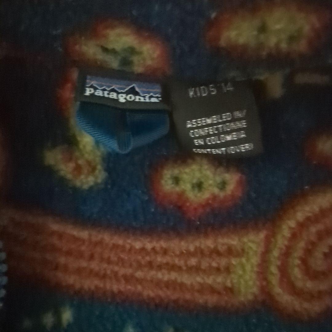 Patagonia 90s 1998 ワニ柄 総柄 フリースベスト 希少
