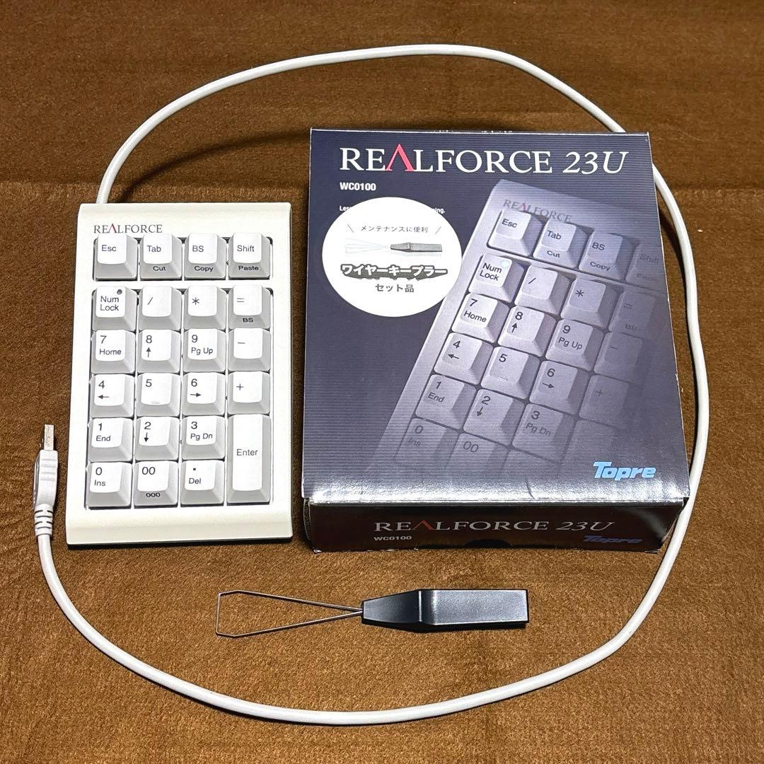 東プレ　REAL FORCE TENKEY 23U WC0100 テンキー