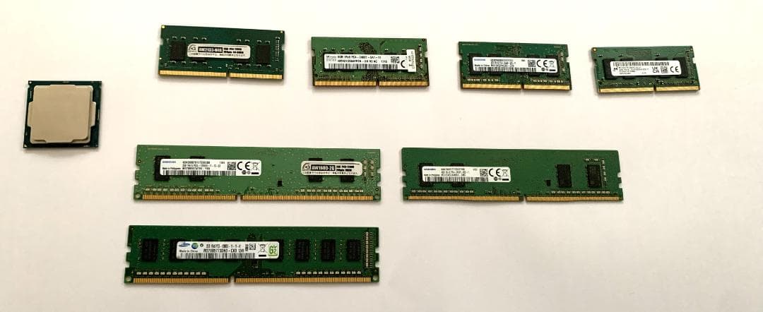 Intel Core i5-7500TとDDR4メモリセット