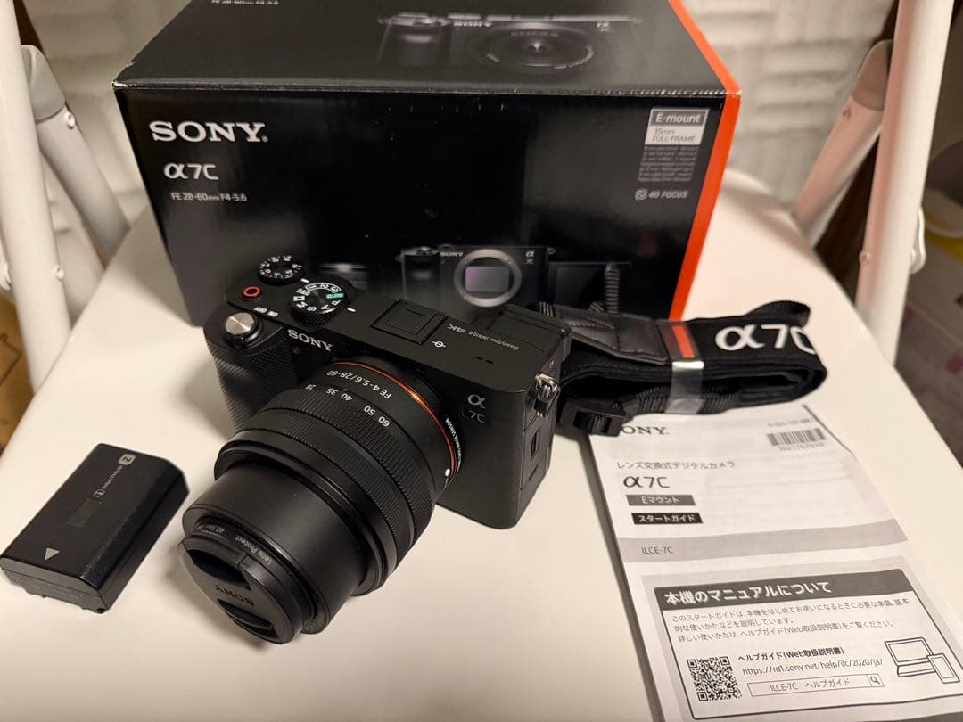 SONY α7C ミラーレス一眼 カメラ 本体 ズームレンズキット【美品】
