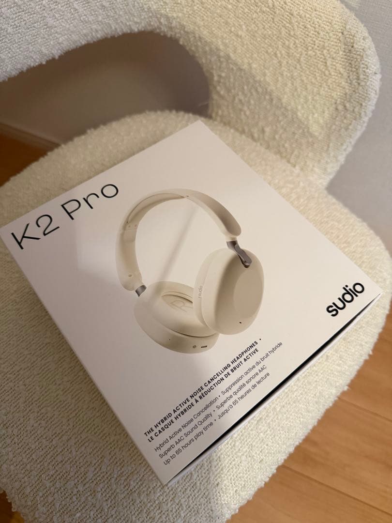 Sudio K2 Pro ワイヤレスヘッドホン ホワイト