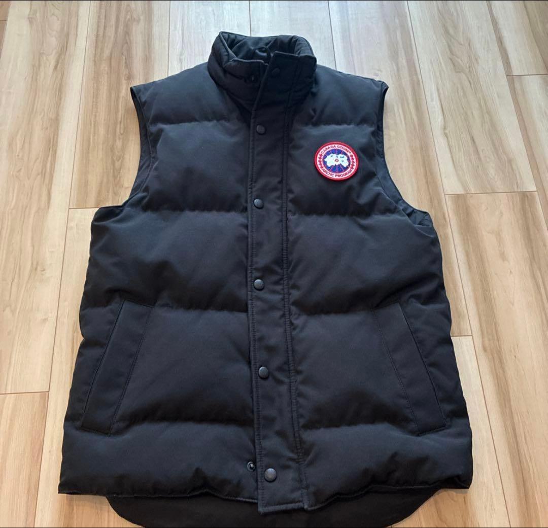   カナダグース ダウンベスト ブラック S