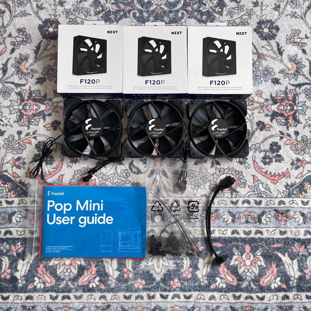 s*棗様 Pop Mini Silent Black Solid フラクタルデザ