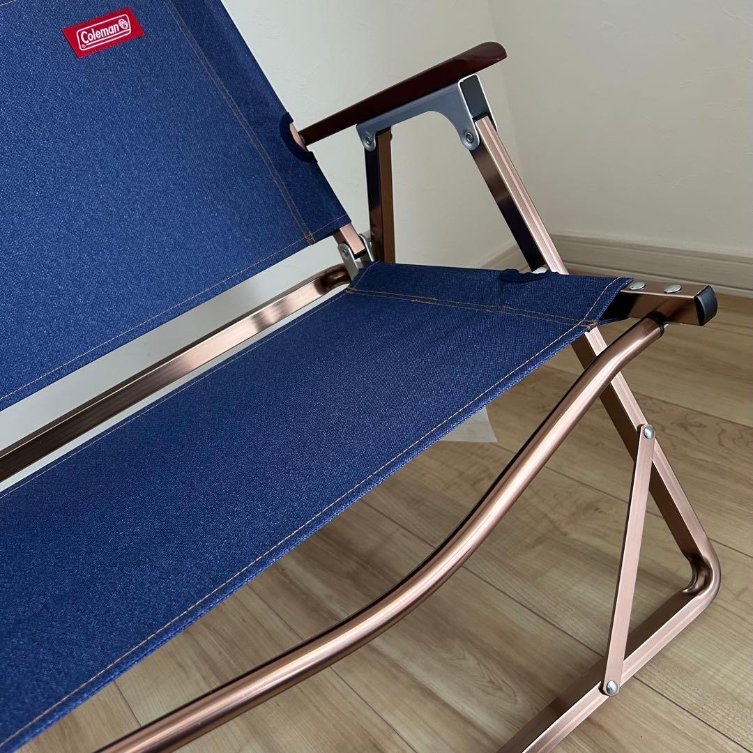 【新品】【廃盤】Coleman フォールディングチェア デニム 2脚 セット