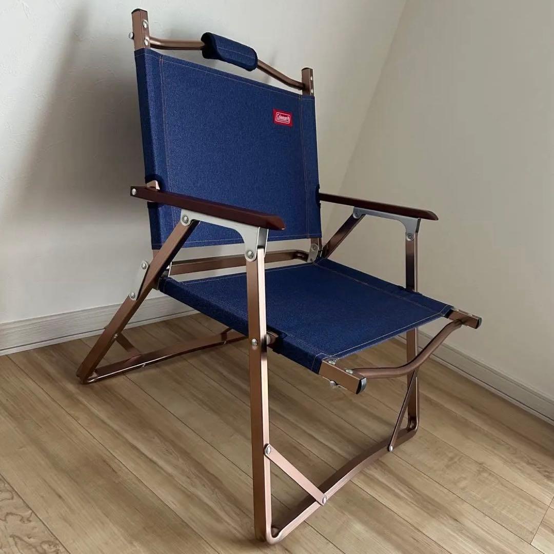 【新品】【廃盤】Coleman フォールディングチェア デニム 2脚 セット