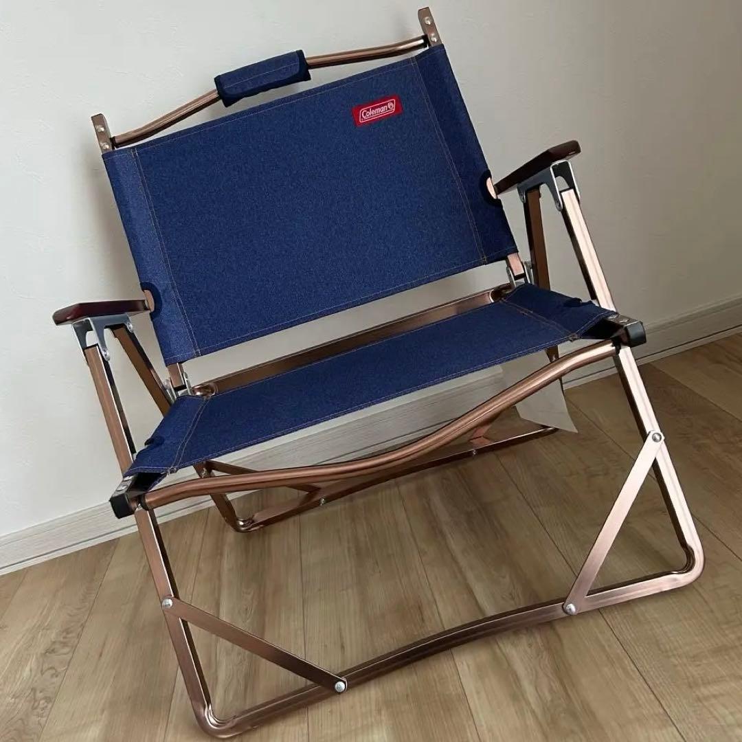 【新品】【廃盤】Coleman フォールディングチェア デニム 2脚 セット