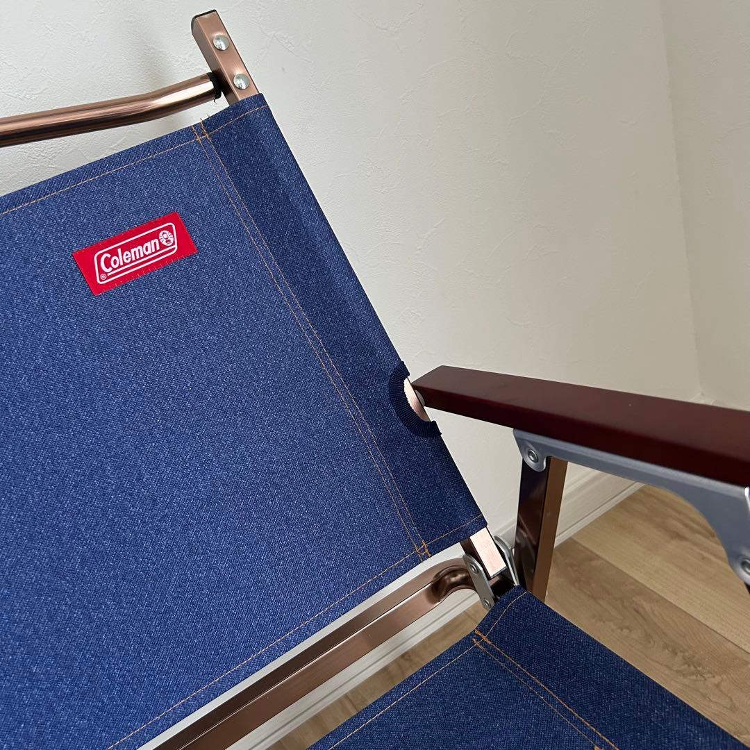 【新品】【廃盤】Coleman フォールディングチェア デニム 2脚 セット