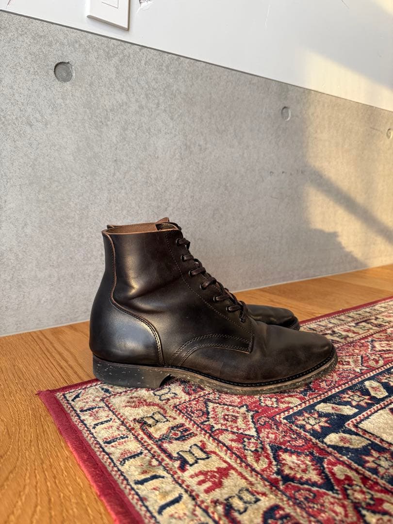 カスタムブーツ CLINCH Yeager boots同楦 マヤレザー 茶芯