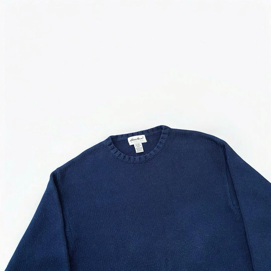 90s eddie bauer コットン ニット セーター
