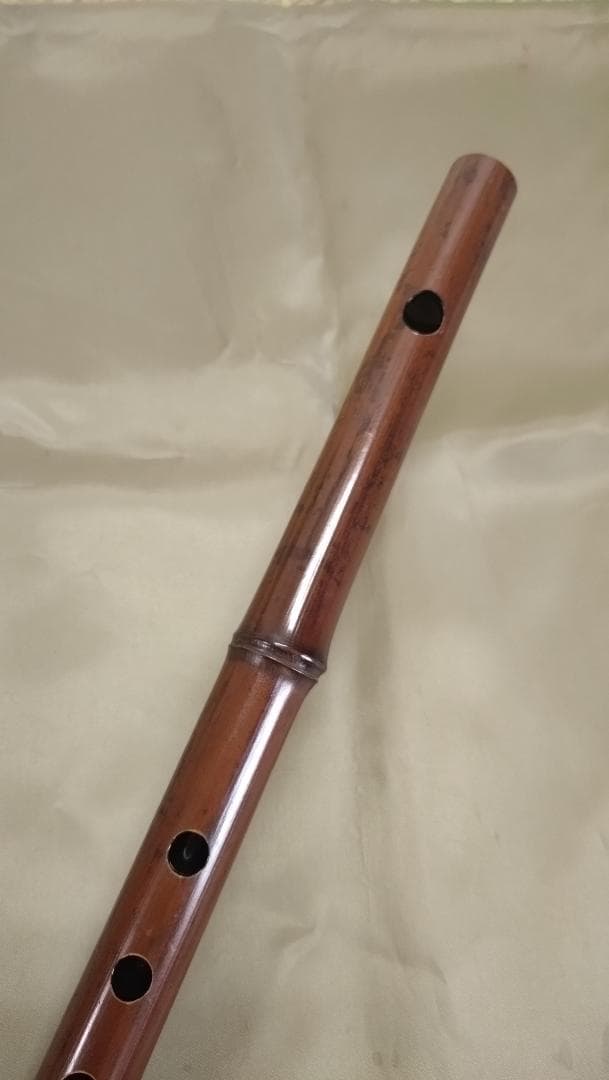MR様　煤竹　真竹笛　古典調４本調子　篠笛