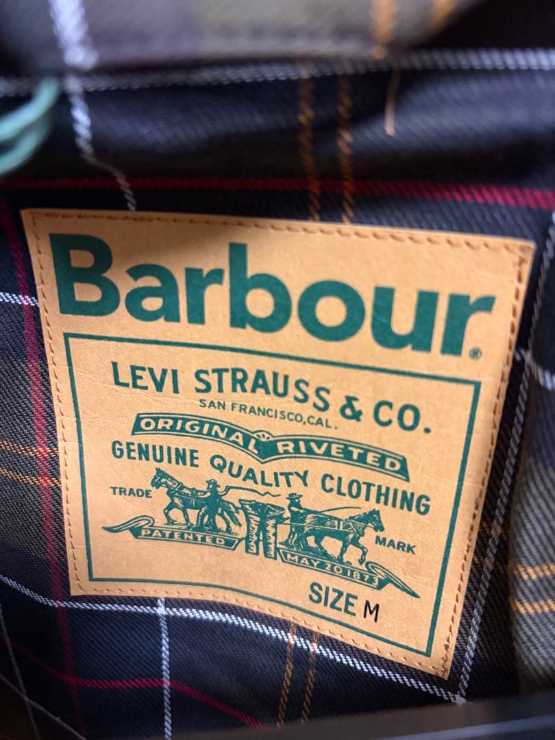 バブアー　リーバイス　Barbour x Levi＇s type ii