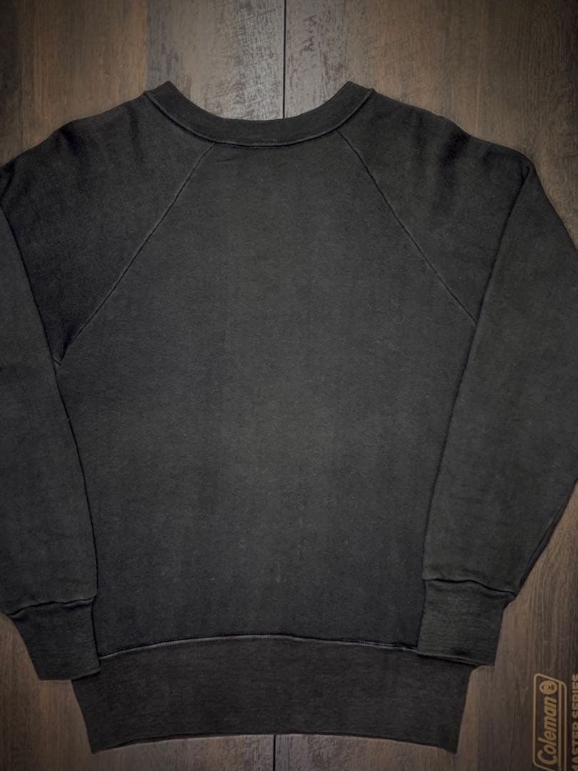 希少 ブラック 黒 50s 60s vintage ビンテージスウェット