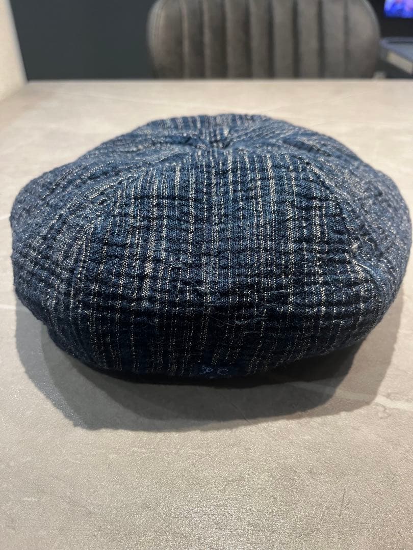 porterclassic KASURI BERET indigo 絣ベレー