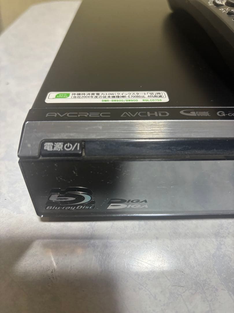 【動作品‼️】Panasonic DMR−BW800 Blu-rayレコーダー