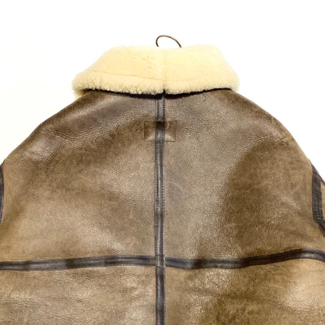 USA製 AVIREX アビレックス B-3 フライトジャケット ムートン 42