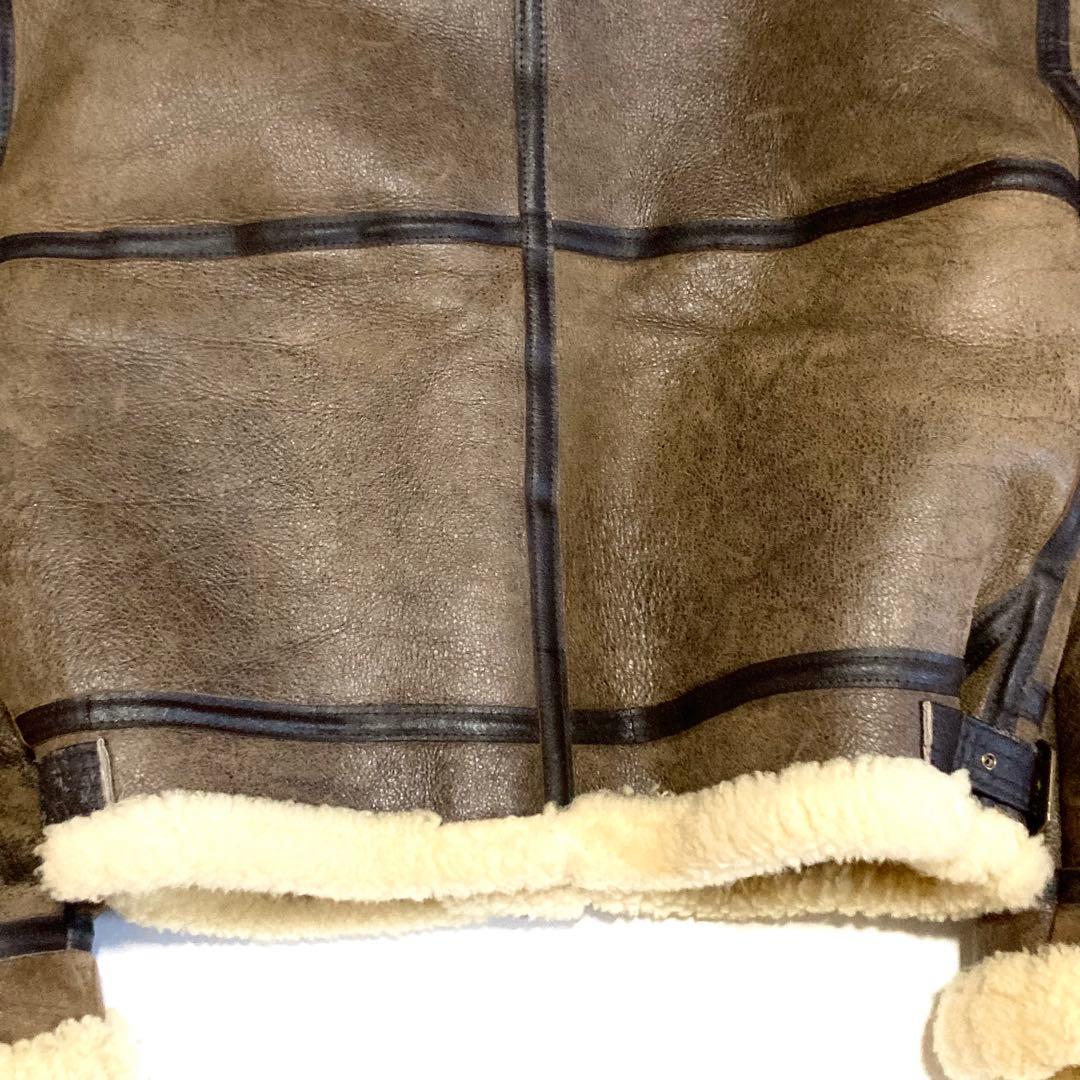 USA製 AVIREX アビレックス B-3 フライトジャケット ムートン 42