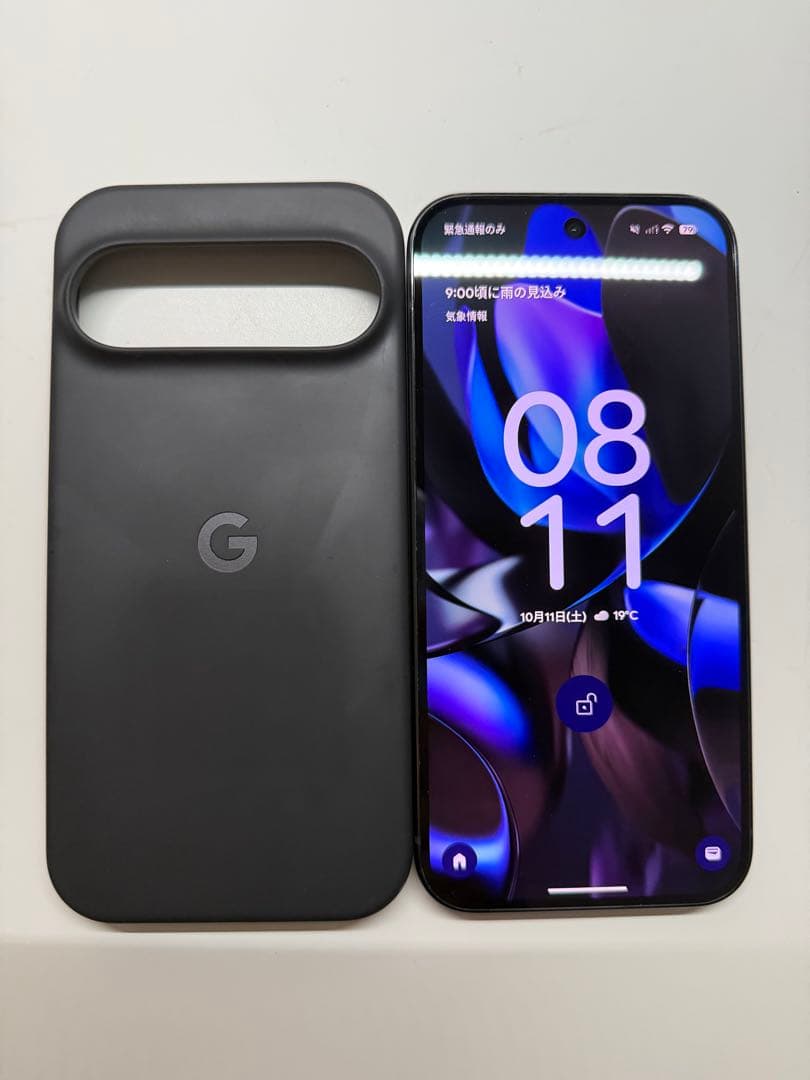 【超美品】Google Pixel 9 Pro Obsidian 純正ケース付き