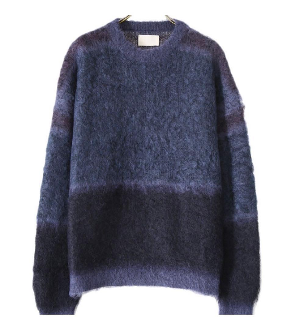 トップス YOKE 21AW ROTHKO BORDER CREW NECK