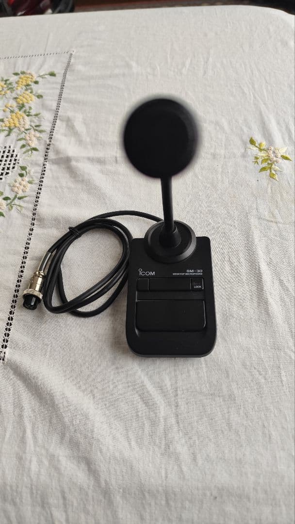 【美品】ICOM SM-30 デスクトップ マイクロフォン