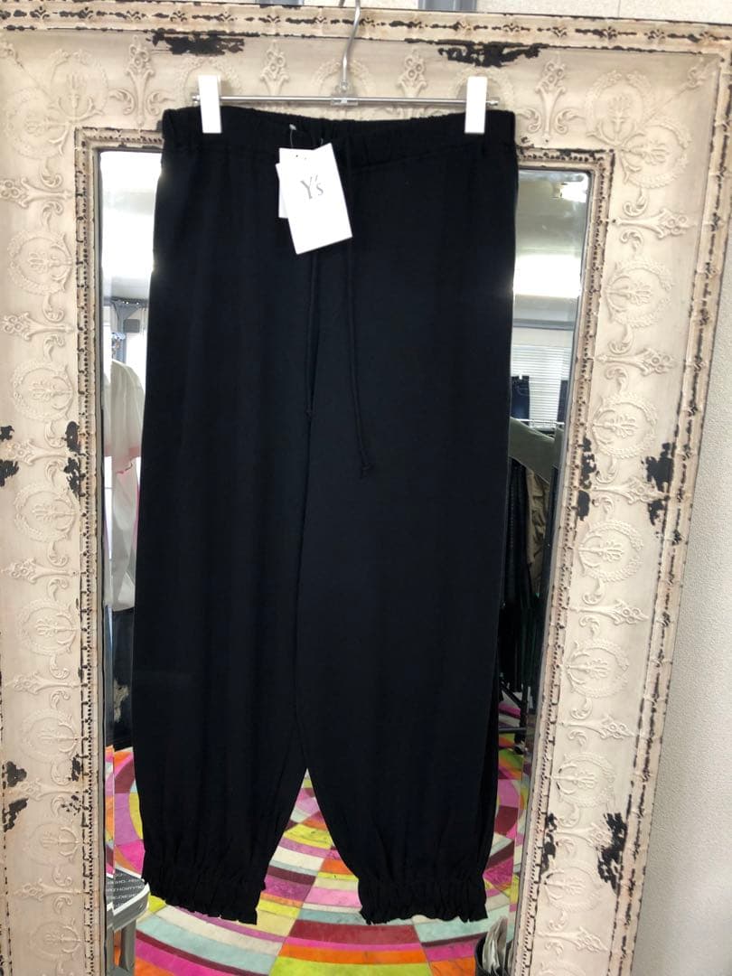 新品未使用タグ付き　Y's ワイズ　ブラック サルエルパンツ　M
