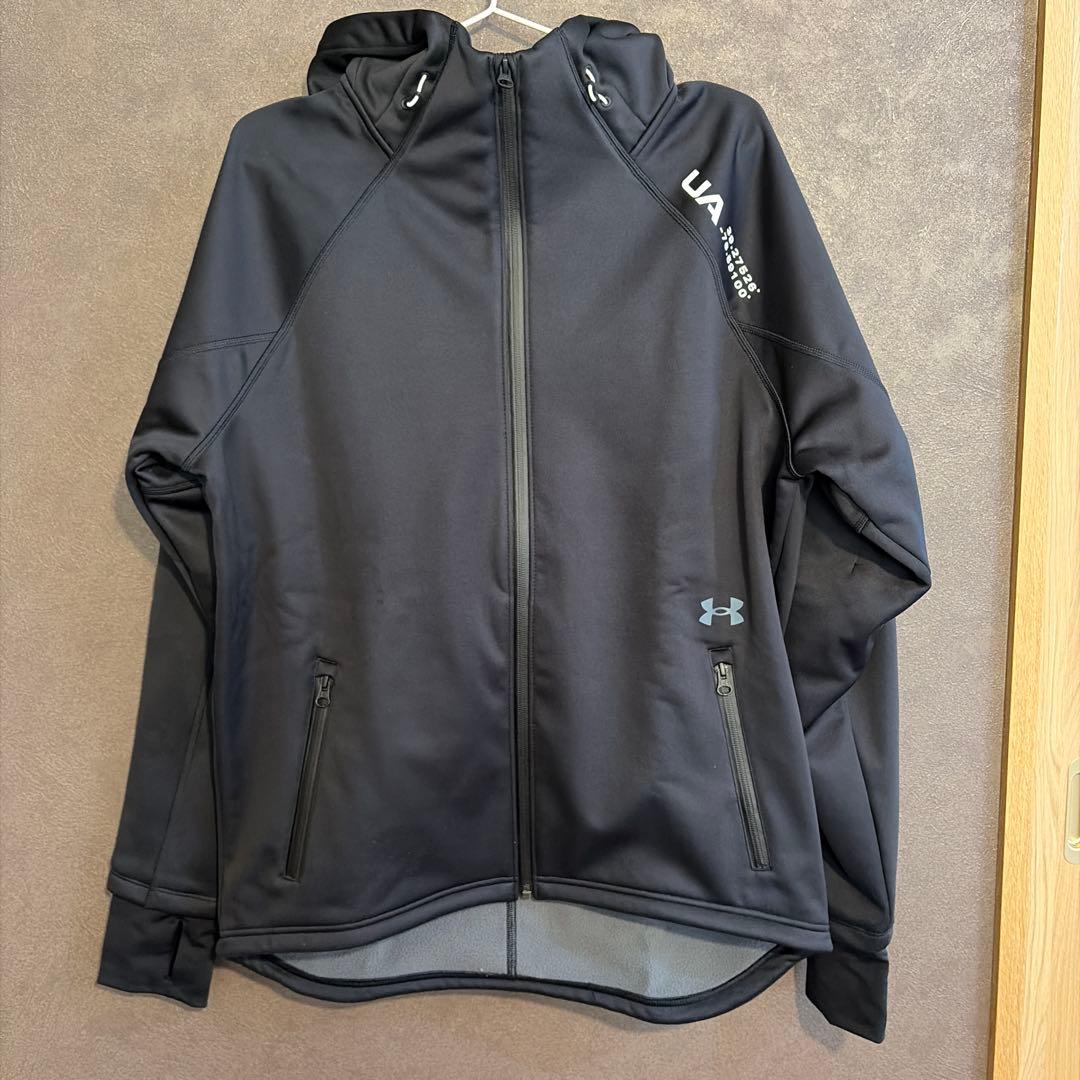 アンダーアーマー ジャージ 上下 メンズ 黒 L XL セットアップ