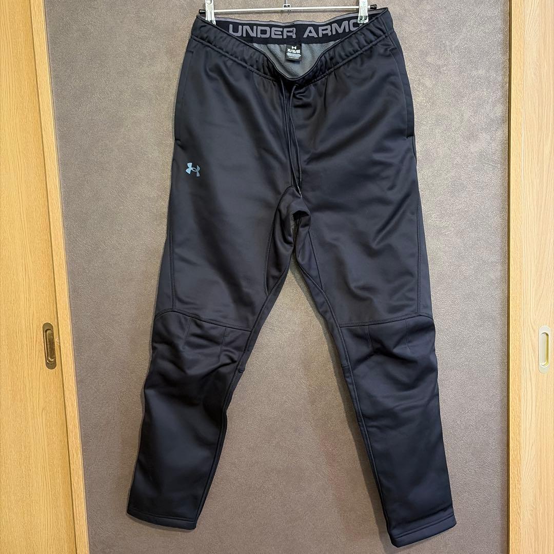 アンダーアーマー ジャージ 上下 メンズ 黒 L XL セットアップ