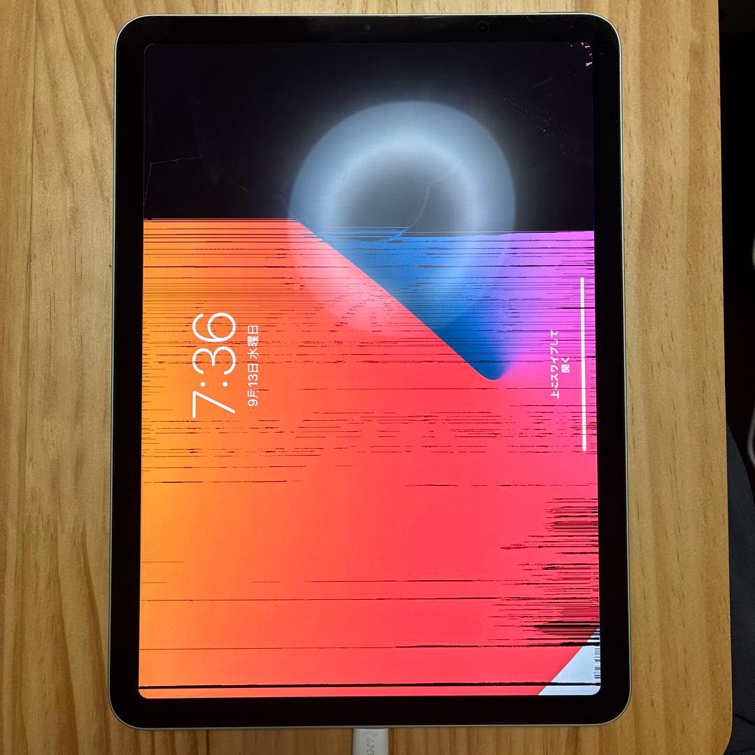 【画面割れ】iPad air 第四世代 256GB Apple pencil付き
