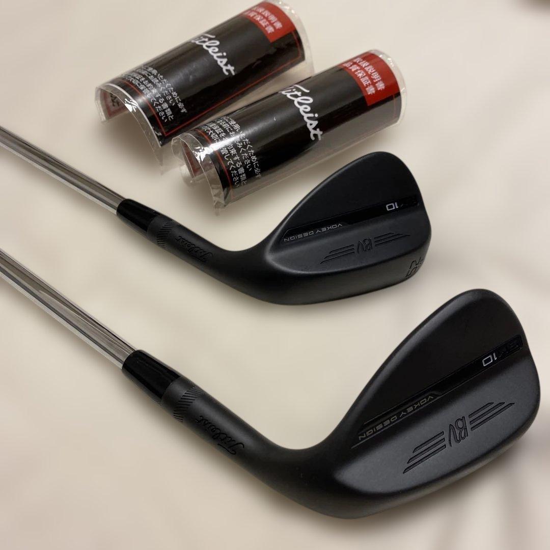 ボーケイ sm10 52° 56° ジェットブラック 中古超美品