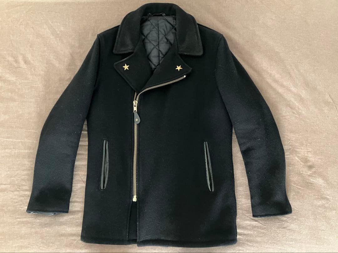 Schott ジップアップピーコート　サイズ34