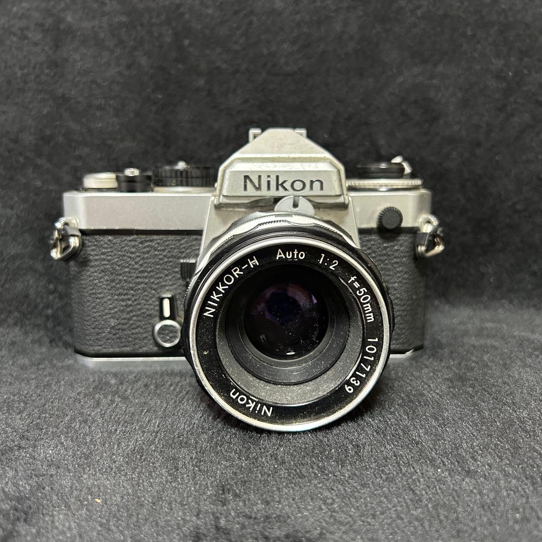 Nikon FE NIKKOR-H 50mmレンズ付き